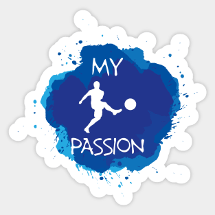 Men soccer player Sticker